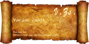 Varjas Zsolt névjegykártya